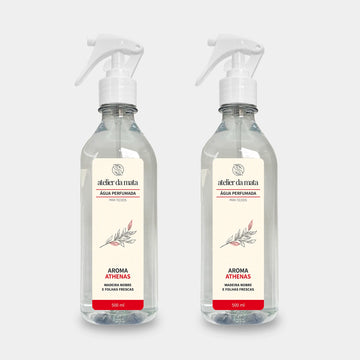 2 Águas Perfumadas Athenas 500ml (1 litro)