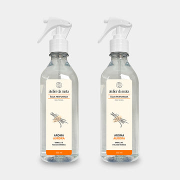 2 Águas Perfumadas Aurora 500ml (1 litro)