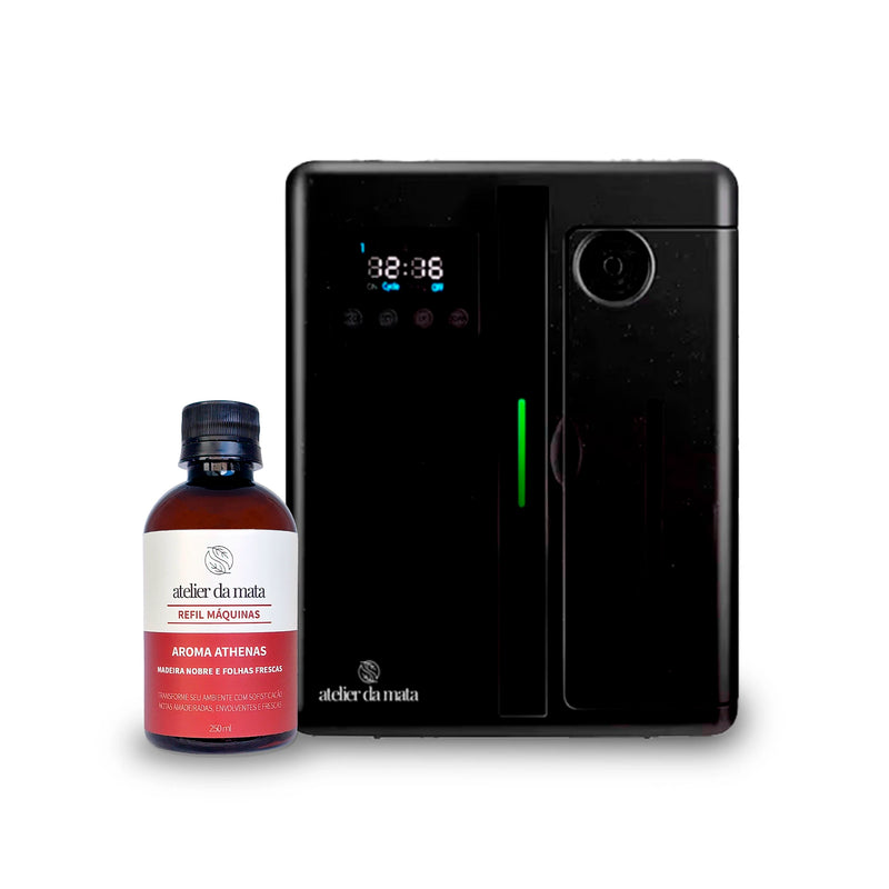 Combo Máquina Super e Refil Athenas – Madeira Nobre e Folhas Frescas