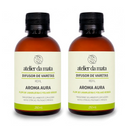 Refil Difusor de Varetas Aura – Bergamota, Flor de Laranjeira e Folhas Verdes