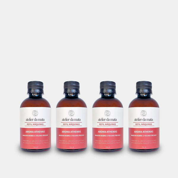 Combo 04 Refis Máquinas de Aromatização Athenas - 250ml