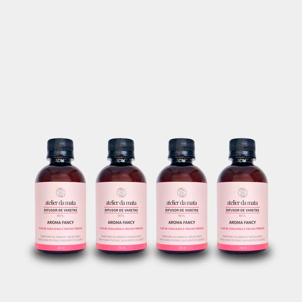 Combo 04 Refis Difusor de Varetas Fancy - 250ml