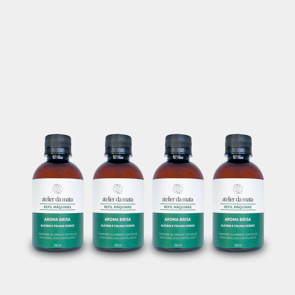 Combo 04 Refis Máquinas de Aromatização Brisa - 250ml
