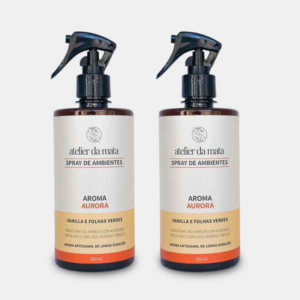 Combo 02 Sprays de Ambientes Aurora - 500ml