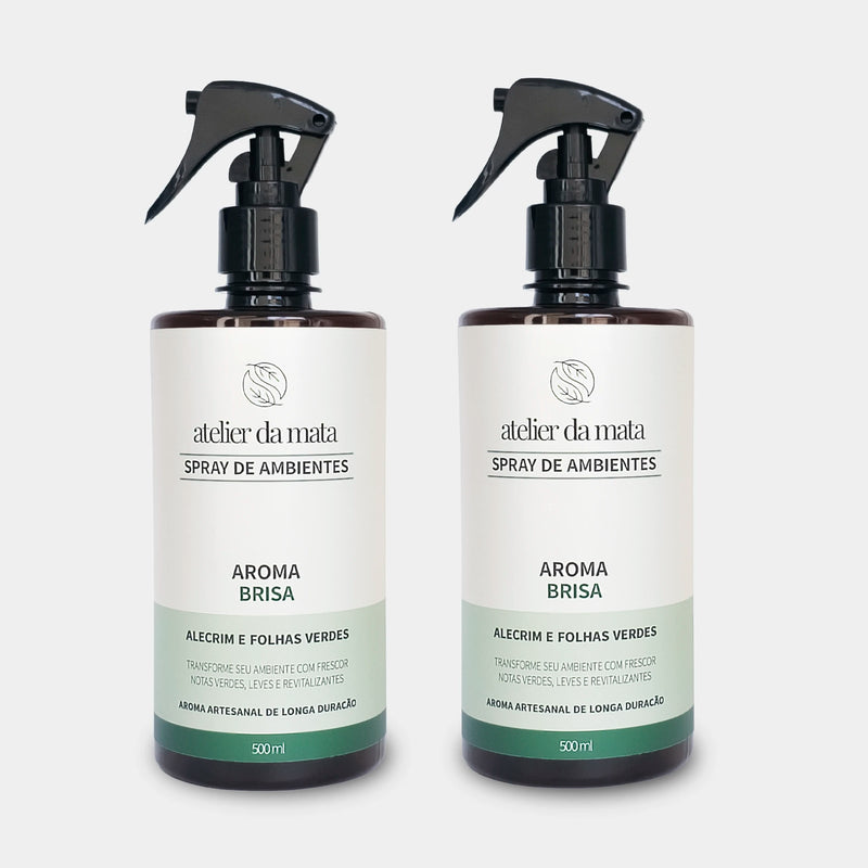 Combo 02 Sprays de Ambientes Brisa - 500ml